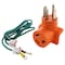 Ac Works Plug Adapter, 10-30R, 14-50P, 10-30P, 14-50P, 0 ft., Orange AD14501030 - alternate 1